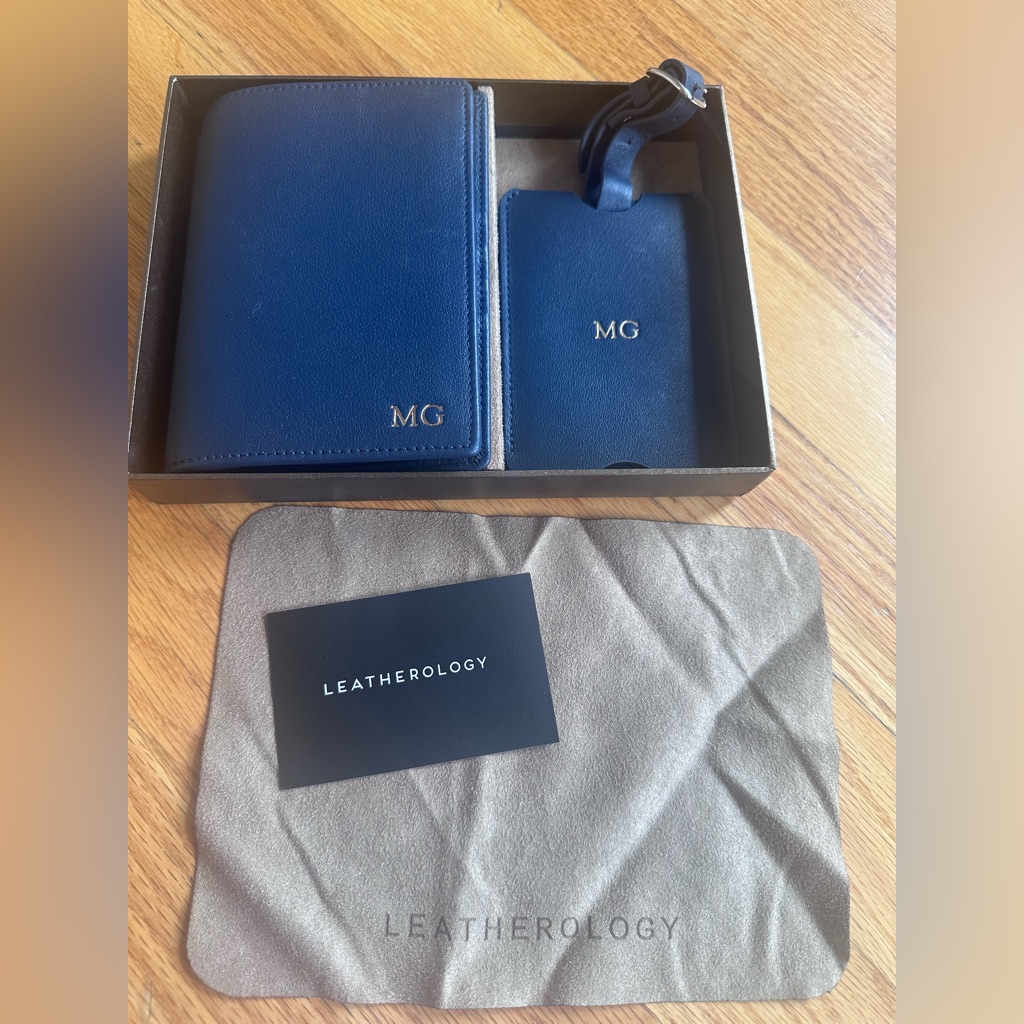 Leatherology Passport Book Cover And Luggage Tag